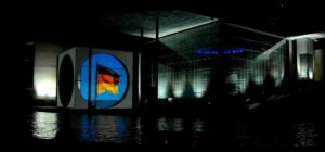 Film- und Lichtprojektion am Deutschen Bundestag